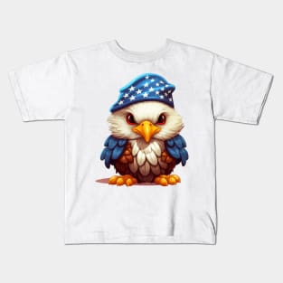 4th of July Baby Bald Eagle #6 Kids T-Shirt